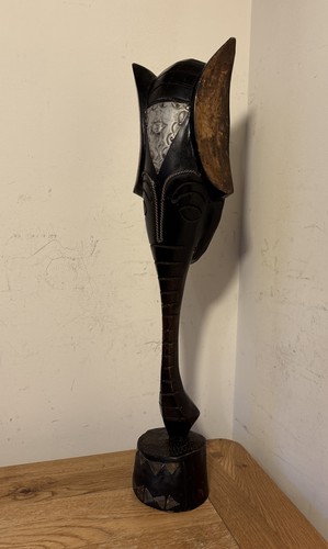 Vintage hand carved african - vintage,