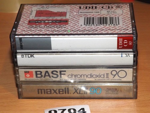 Bundle used blank cassette - 4x,