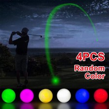 4Pcs Glowing in The Dark Golf Balls LED Light Up Golf Balls for Night Sports UK