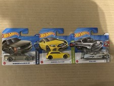 Hot Wheels Basic Assortment 3 x Mercedes Cars. Drag Merc, A-Class 560 SEC