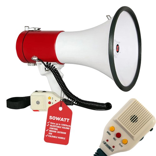Core 50w megaphone bull horn - 50w,