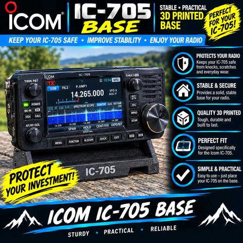Icom 705 base - base, (please