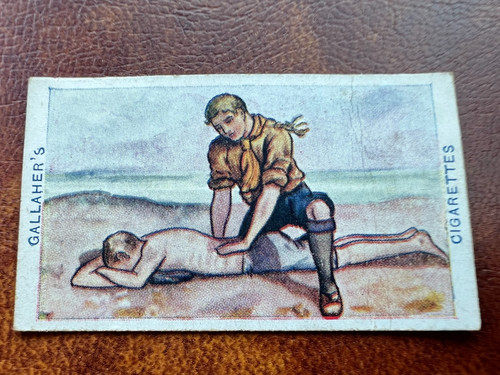Gallaher cigarette card - card,