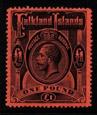 FALKLAND ISLANDS SG69 1914 £1