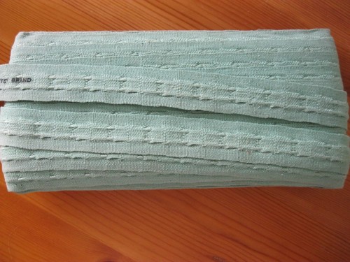 Vintage rufflette tape green - tape.,