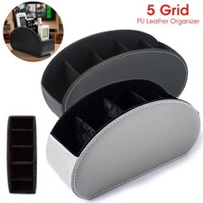 5 Grid TV Remote Control Holder Table Storage Box Desktop Tidy Organizer Case