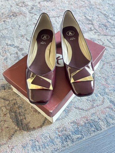Ladies burgundy wide - ladies, fit
