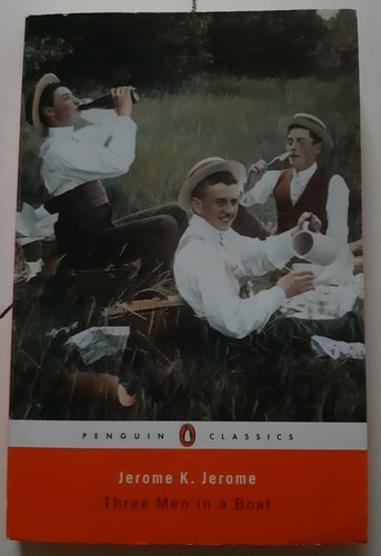 Three men boat by - in, a