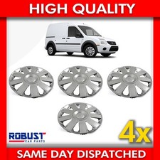 4 x 15" FOR SET OF 4 FORD TRANSIT CONNECT WHEEL TRIMS HUB CAP COVER 2009-2014