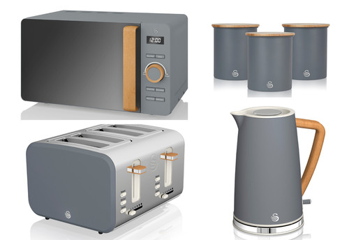 Swan nordic grey - kettle, 4
