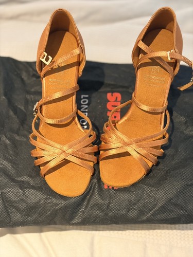Supadance 1143 dark tan satin - dark,