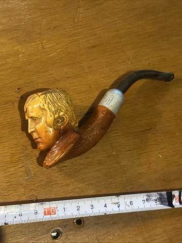 Antique whites figural pipe - whites,