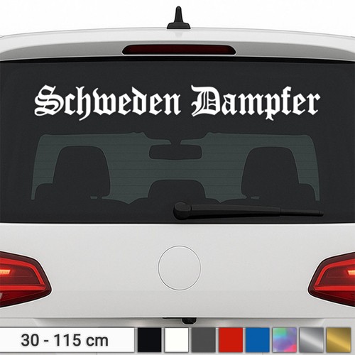 Sweden steamer sticker - sweden,