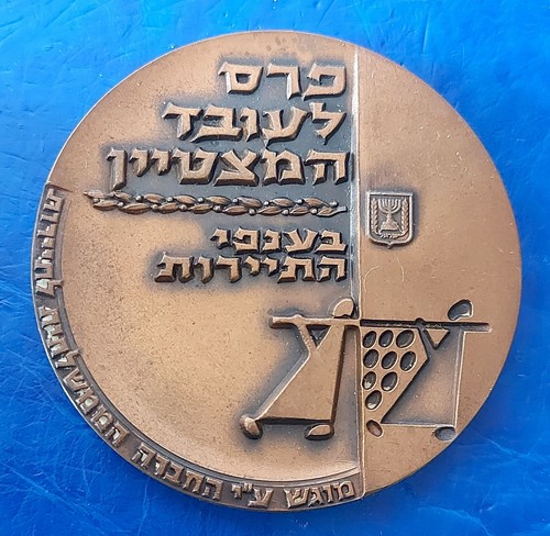 Israel official award medal - israel,