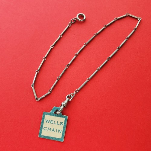 Pocket watch fob wells chain - fob,