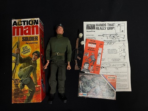 Vintage boxed action man - boxed,