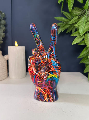 Graffiti peace hand - hand, ornament