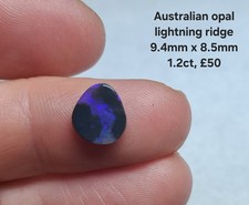 Australian Black Opal From