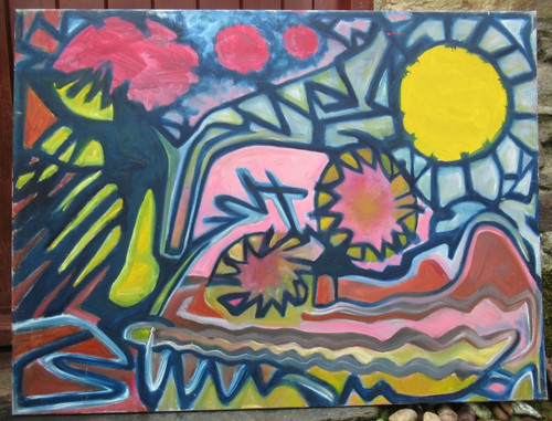 Large abstract landscape - abstract,