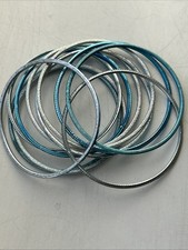 Blue and Silver Colour Bangles
