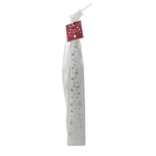 Christmas 20cm white advent - christmas,