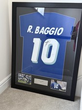 Roberto Baggio Italy Framed