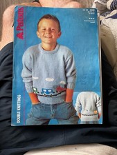 PATONS BOYS SWEATER DOUBLE KNITTING PATTERN