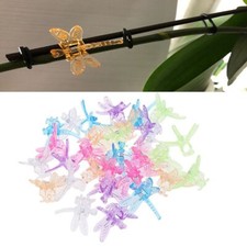Dragonfly Orchid Clips 30Pcs Plastic Vine Support for Orchids and Plant Growth