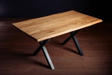 Solid Oak dinning table 6-8