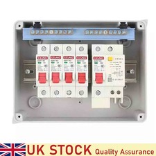 4 Way Consumer Unit Fuse Box 4