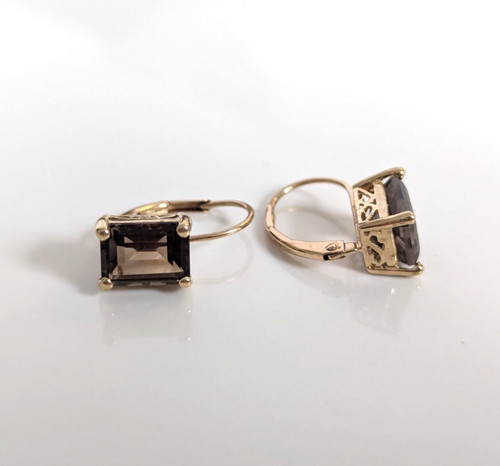 9ct yellow gold - yellow, quartz