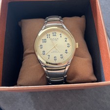 Omax Men's Gold Dial Watch