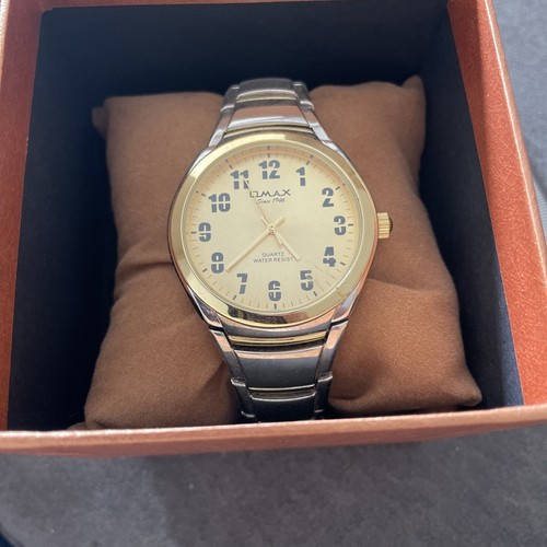 Omax men gold dial - men's, watch