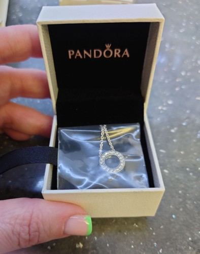 Pandora pave circle collier - circle,