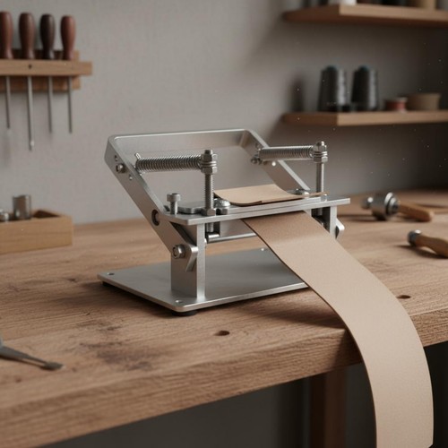 Manual leather skiver - leather, portable