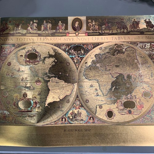 Blaeu wall map antique - blaeu,