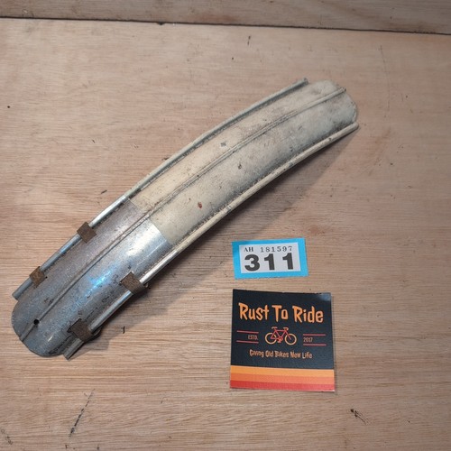 Vintage bicycle mudguard metal - vintage,