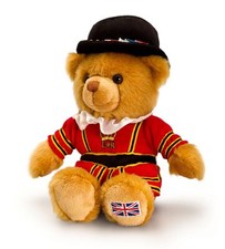 London Beefeater Bear - 19cm - Soft Plush Toy - Keel UK Cute NEW
