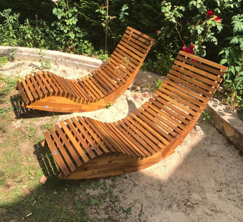 Outdoor sun loungers garden - sun,