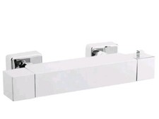 Bath Store Square Exposed Thermostatic Shower Valve Chrome 
