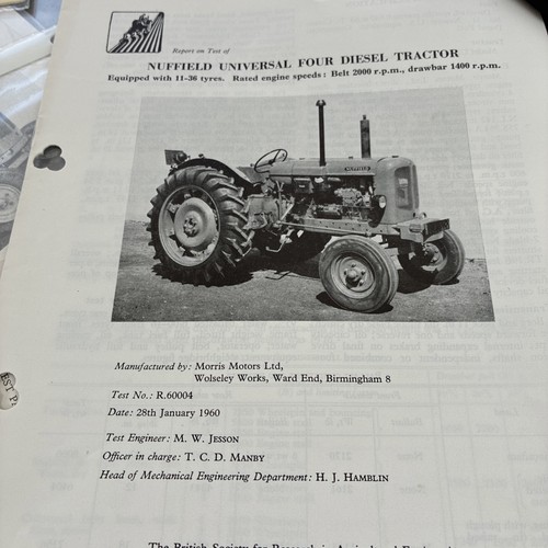 Nuffield universal four diesel - universal,