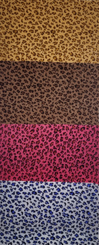 Leopard pattern mini faux - , fur