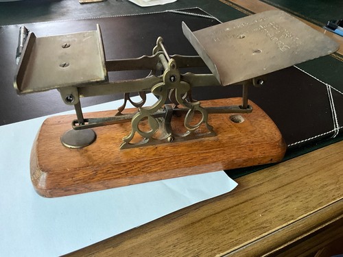 Antique brass postal - antique, on