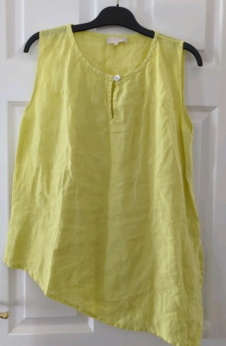 Sahara pure linen top - sahara, size