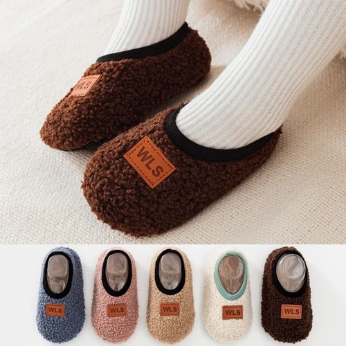 Anti slip baby slippers warm - slippers,
