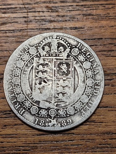 1887 victorian half crown - 1887, coin