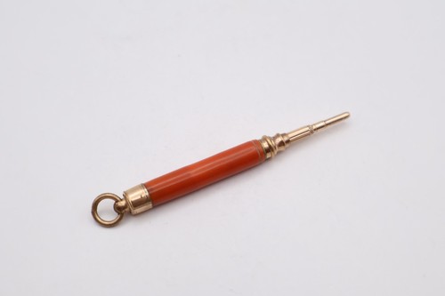 Vintage gilt metal propelling - gilt,