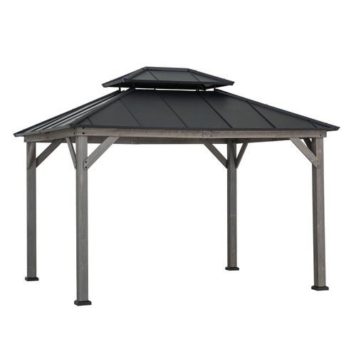 Wood gazebo outdoor patio - gazebo,,