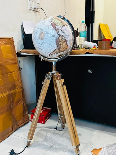 Floor world globe with - world,