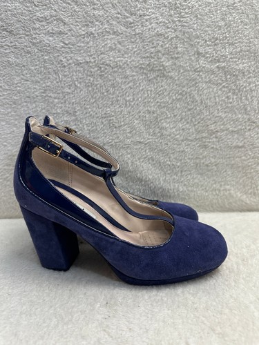 Clarks blue suede high heel - , t